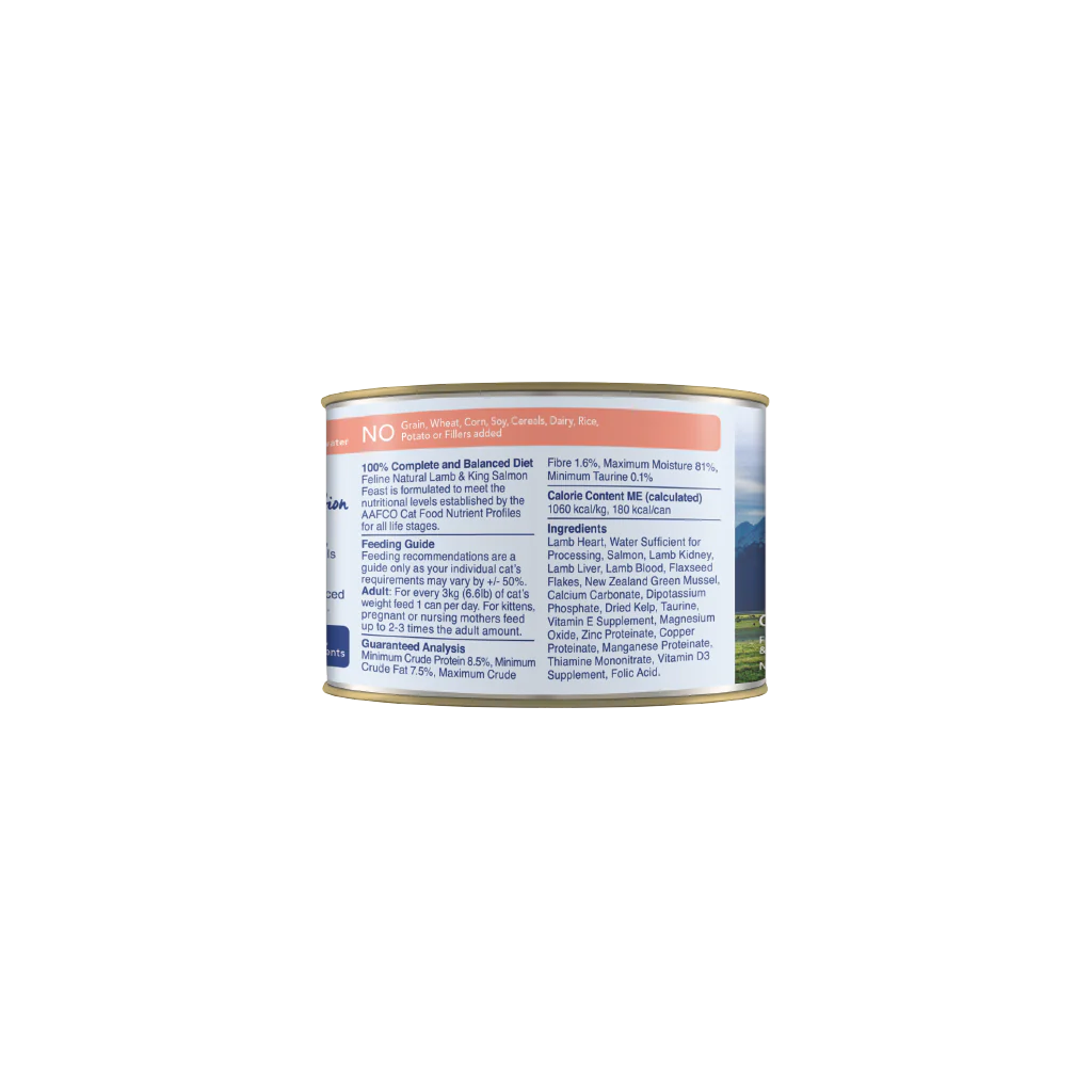Feline Natural - Lamb & King Salmon (Wet Cat Food)